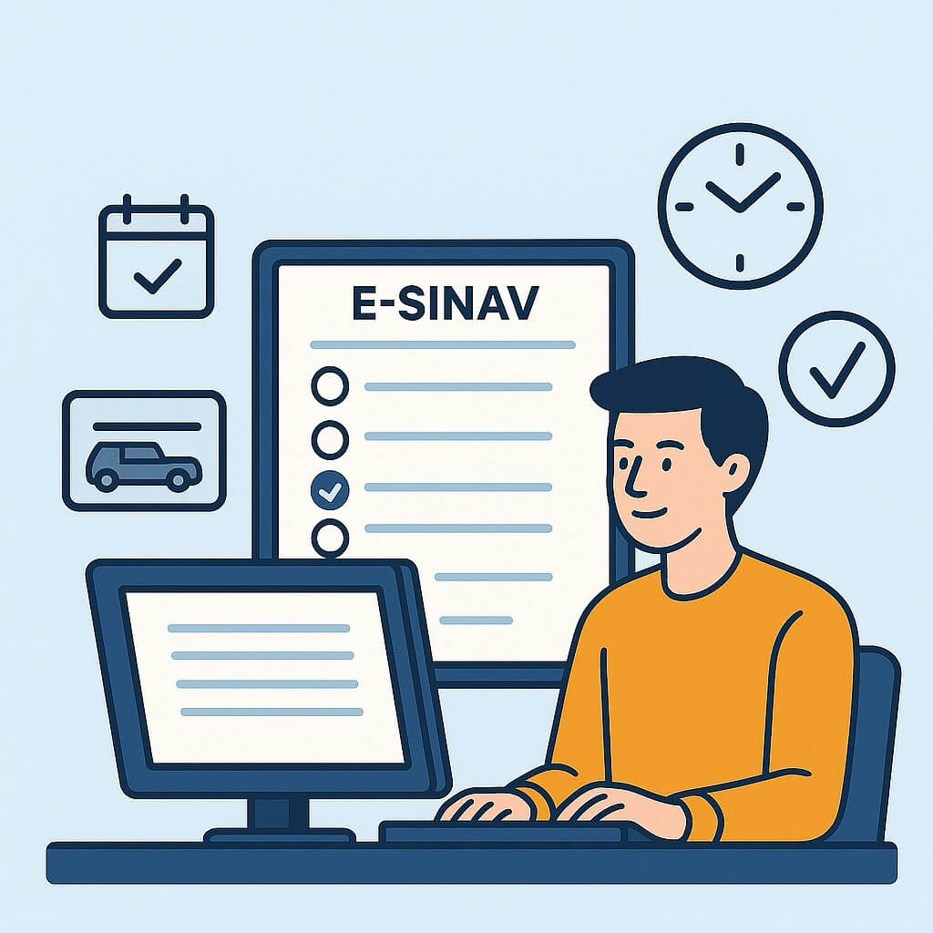denizli ehliyet e sinav nedir