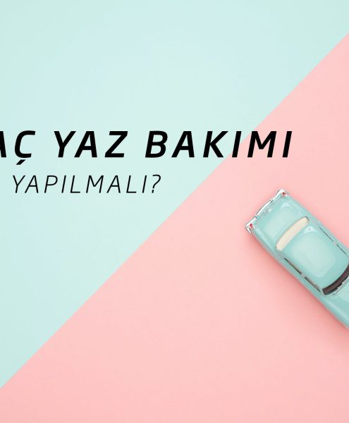 Araç yaz bakımı duyurusu