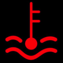 Motor hararet uyarı ışığı